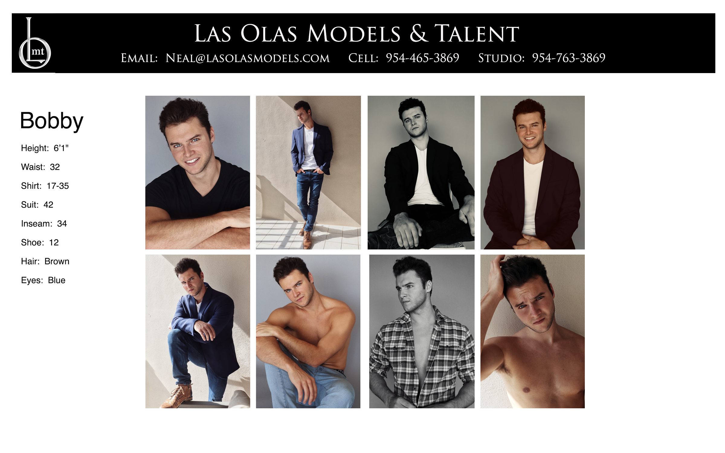 Model Fort Lauderdale Miami South Florida Print Catalog Video Fashion Model Male Model - Las Olas Models Fort Lauderdale Miami - Bobby M